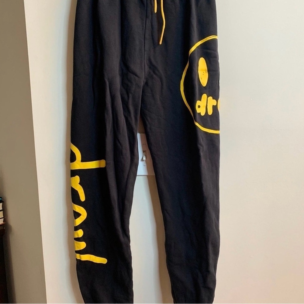 Drew House Justin Bieber Black Mascot Scribble Pants Grunge Street Wear Size XXS